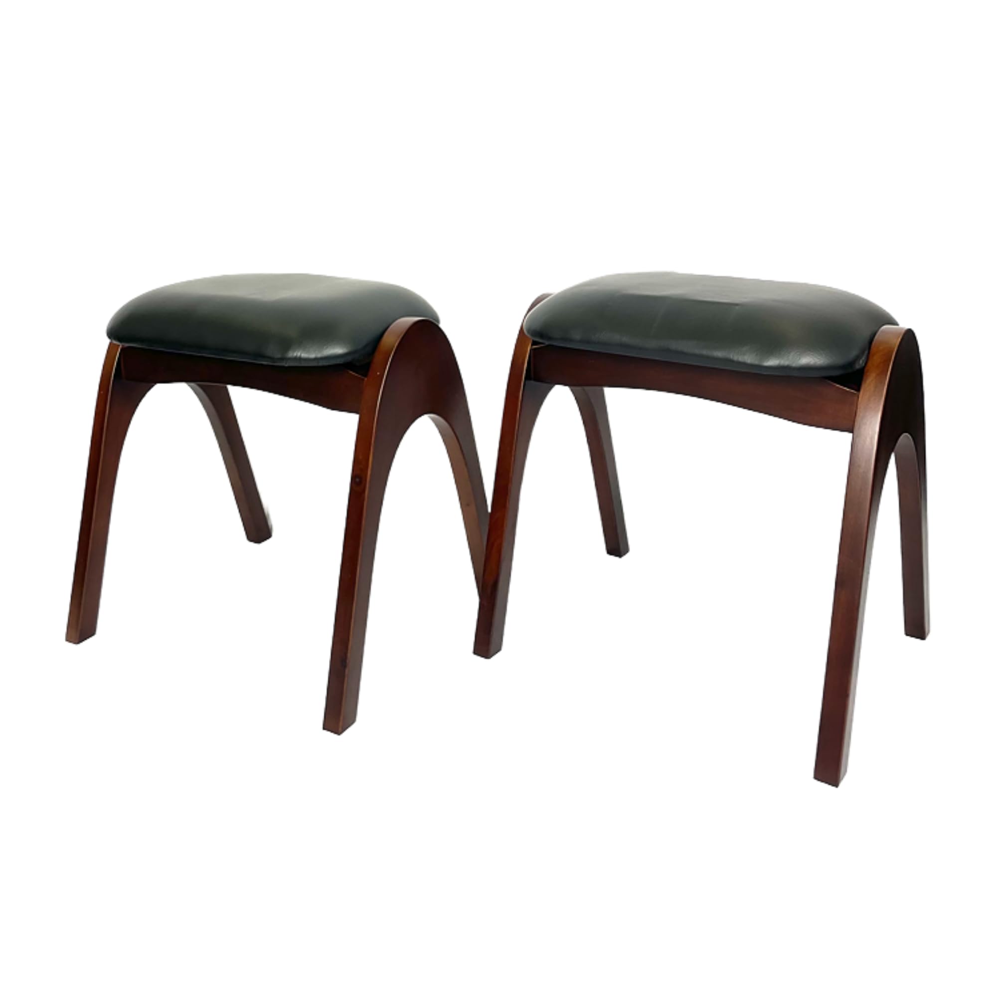 木製スツール 2個セット ダークブラウン 【公式通販】